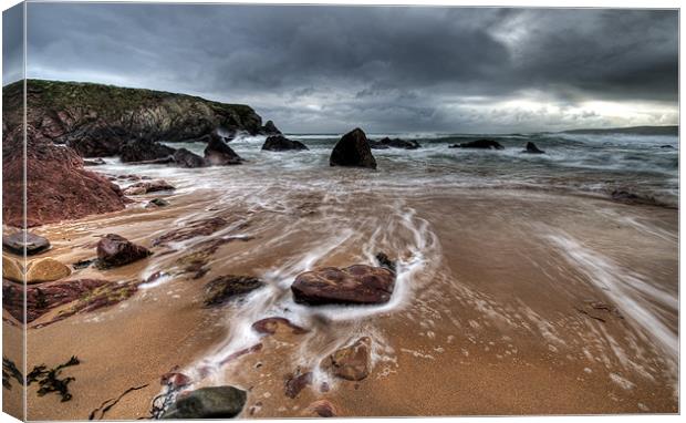 Low Tide Canvas Print by Mark Robson