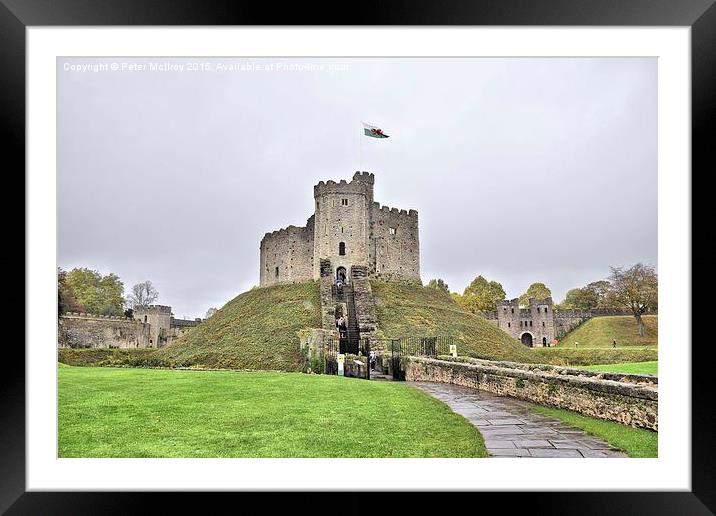 Cardiff Castle Framed Mounted Print by Peter McIlroy