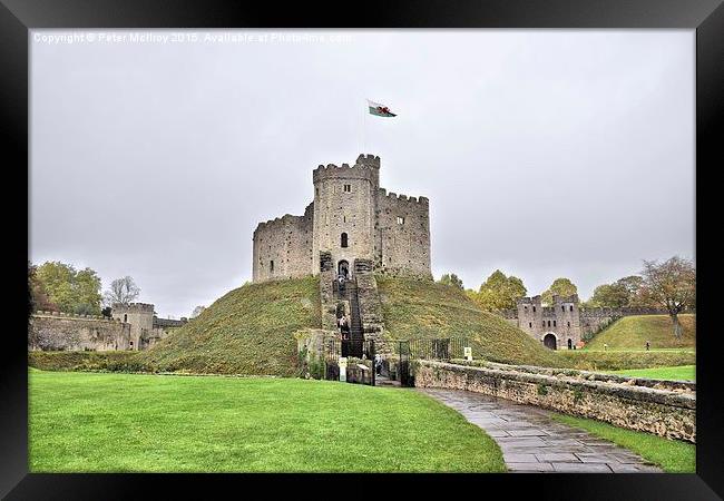 Cardiff Castle Framed Print by Peter McIlroy