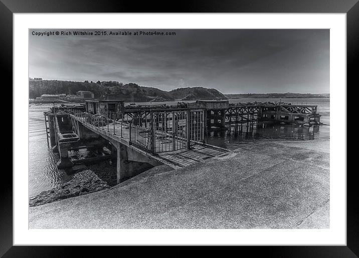  Disused Dock, Brixham Harbour, Devon Framed Mounted Print by Rich Wiltshire