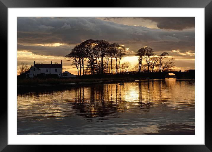  Golden Hour At Condor Green Framed Mounted Print by Gary Kenyon