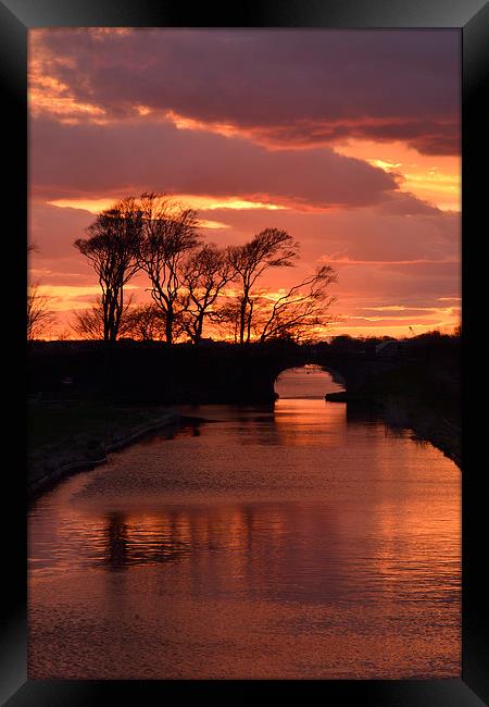  The Sky Was On Fire Framed Print by Gary Kenyon