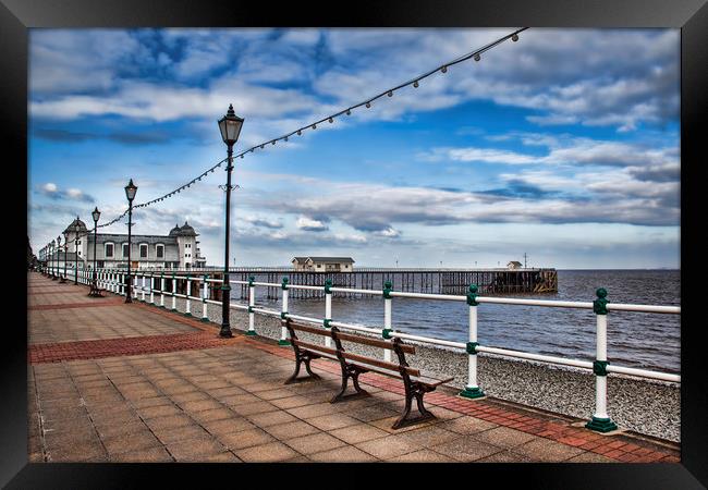  The Esplanade at Penarth.  Framed Print by Becky Dix