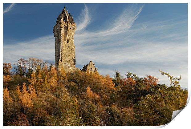 The Wallace Monument Print by Graham Hill