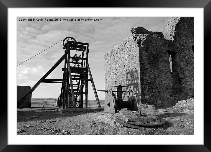  Abandoned Mine Framed Mounted Print by Kevin Round