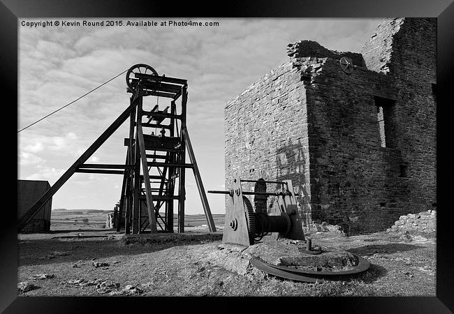  Abandoned Mine Framed Print by Kevin Round