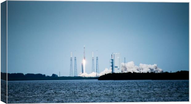 rocket launch Canvas Print by Brent Olson