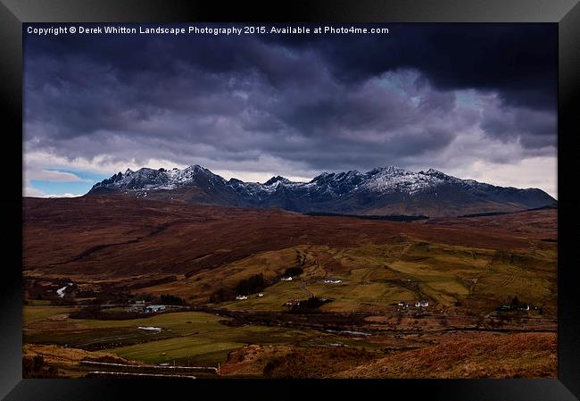  The Cuillins Framed Print by Derek Whitton