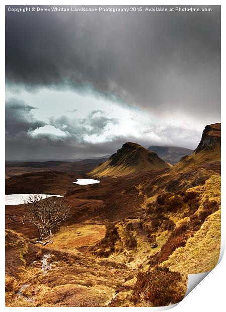  Storms over the Quiraing Print by Derek Whitton
