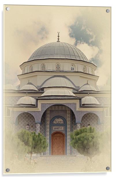 Turkish mosque antique style Acrylic by ken biggs