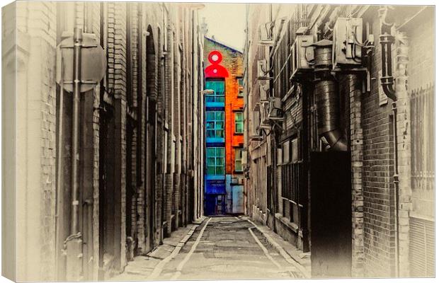  inner city back alleyway Canvas Print by ken biggs