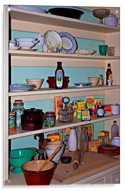 1940s kitchen Acrylic by ken biggs