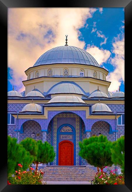 Turkish Mosque Framed Print by ken biggs