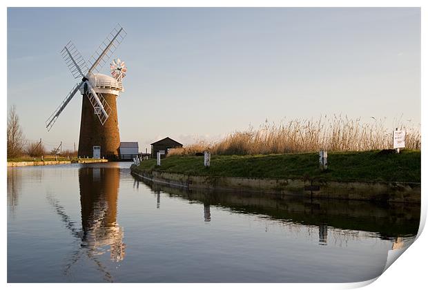Horsey Mill Print by Stephen Mole
