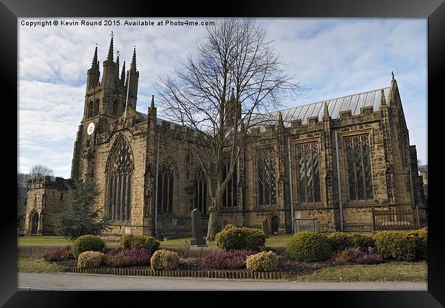  Tideswell Church Framed Print by Kevin Round