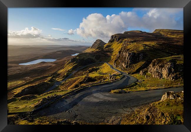  Quiraing Road Framed Print by Dave Wragg