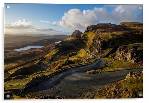 Quiraing Road Acrylic by Dave Wragg