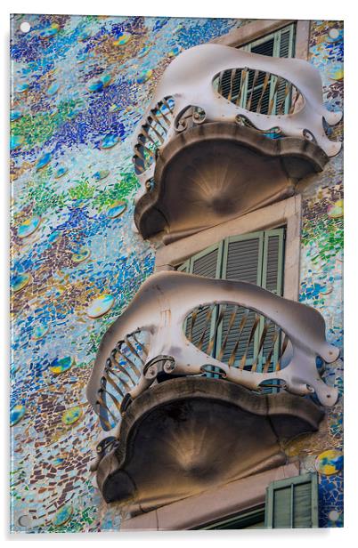  Gaudi Style Acrylic by Svetlana Sewell