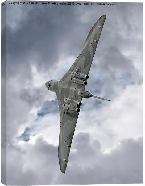  Pulling G - Vulcan - Valedation Display  Canvas Print by Colin Williams Photography