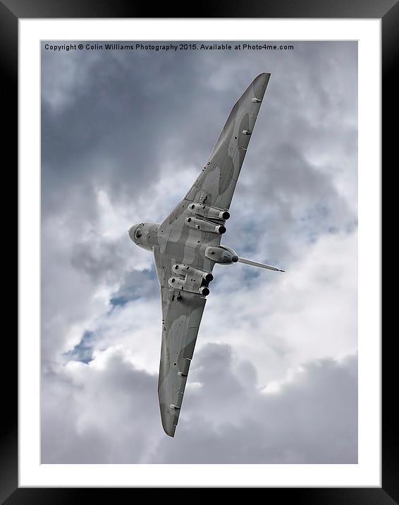  Pulling G - Vulcan - Valedation Display  Framed Mounted Print by Colin Williams Photography