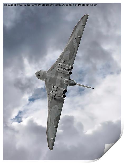  Pulling G - Vulcan - Valedation Display  Print by Colin Williams Photography