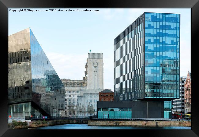  Liverpool Docklands Framed Print by Stephen Jones