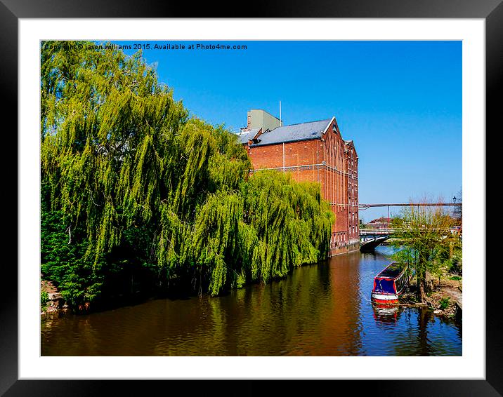 Historic Flour Mill.  Framed Mounted Print by Jason Williams