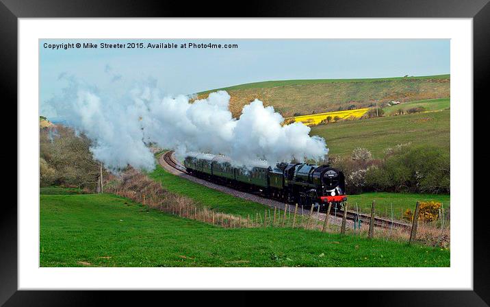  Britannia in Purbeck Framed Mounted Print by Mike Streeter
