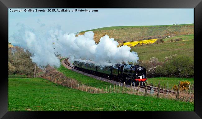  Britannia in Purbeck Framed Print by Mike Streeter