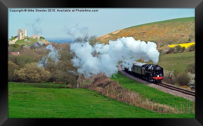  Britannia in Purbeck 2 Framed Print by Mike Streeter