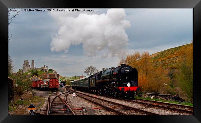  Britannia in Purbeck 3 Framed Print by Mike Streeter