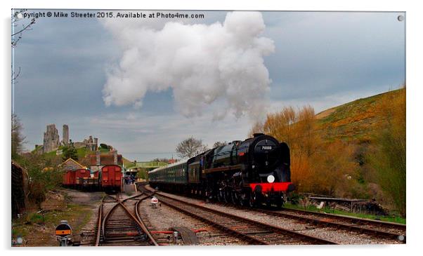  Britannia in Purbeck 3 Acrylic by Mike Streeter