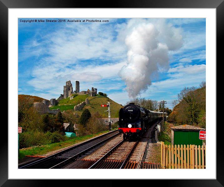  Britannia in Purbeck 4 Framed Mounted Print by Mike Streeter