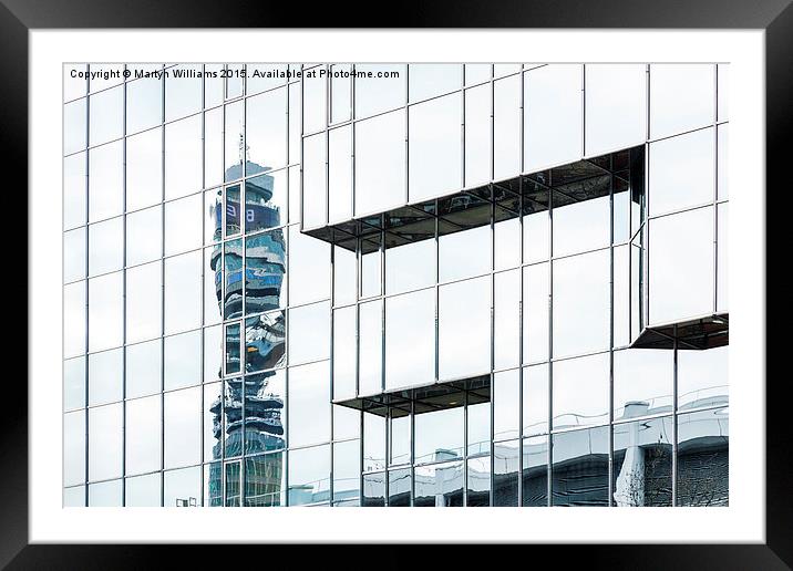 BT Tower, London Framed Mounted Print by Martyn Williams