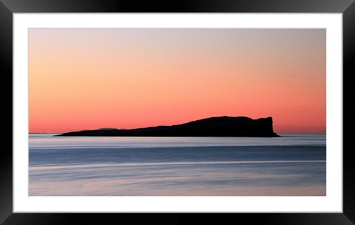 Staffin Island Sunset Framed Mounted Print by Grant Glendinning