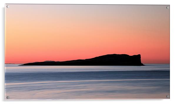 Staffin Island Sunset Acrylic by Grant Glendinning