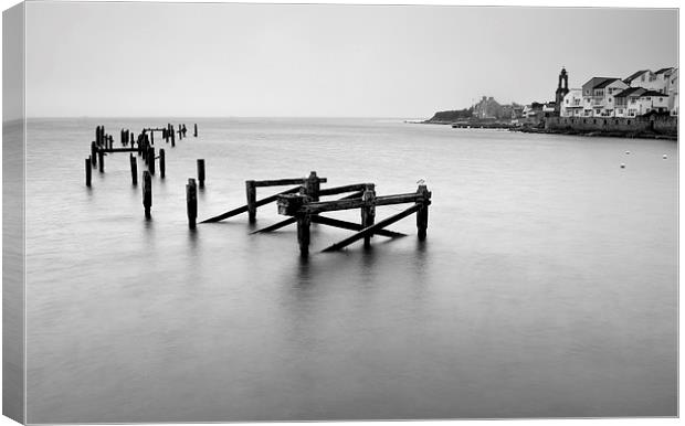  The Old Pier at Swanage Canvas Print by Craig Williams