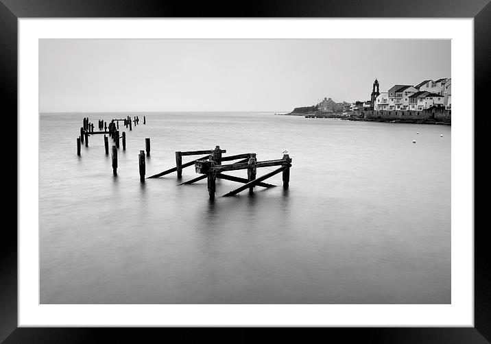  The Old Pier at Swanage Framed Mounted Print by Craig Williams