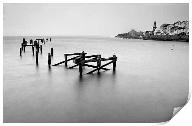  The Old Pier at Swanage Print by Craig Williams