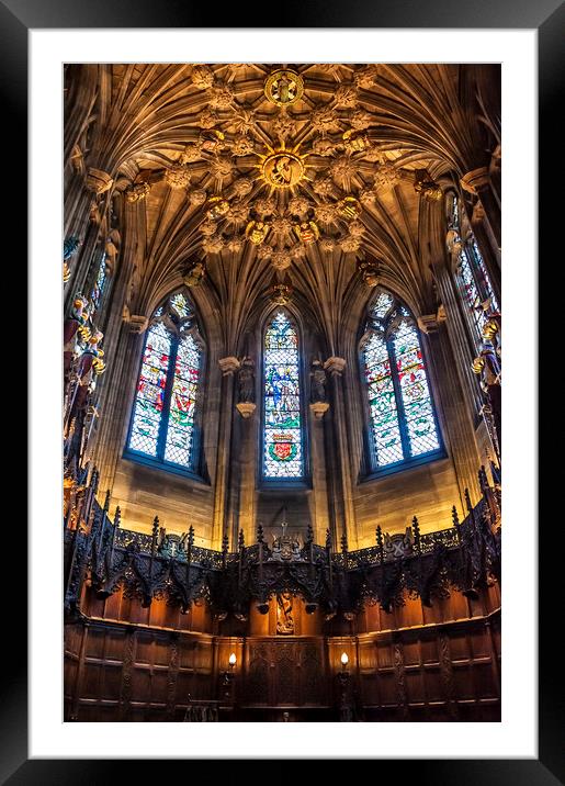  Cathedral Roof Framed Mounted Print by Svetlana Sewell