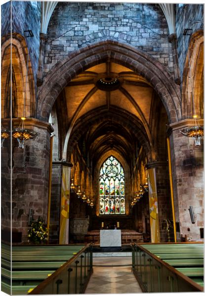  St. Giles Cathedral Canvas Print by Svetlana Sewell
