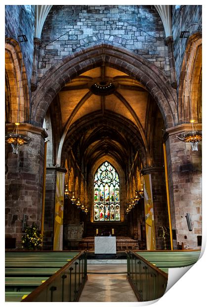  St. Giles Cathedral Print by Svetlana Sewell