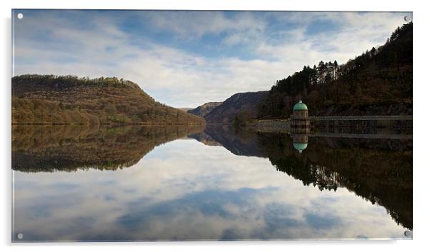  Reflections in the Elan Valley Acrylic by Stephen Taylor