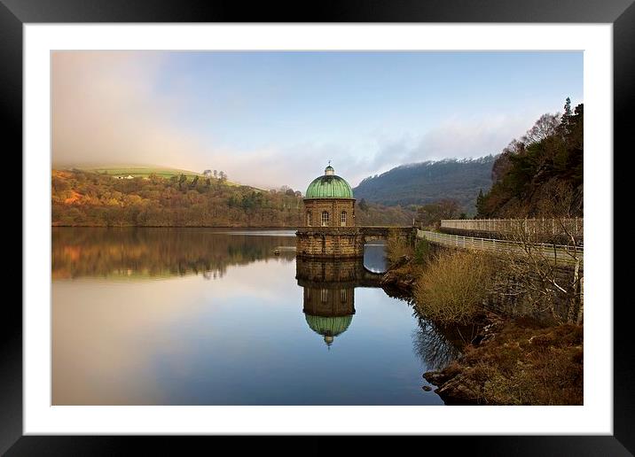 Foel Tower reflections Framed Mounted Print by Stephen Taylor
