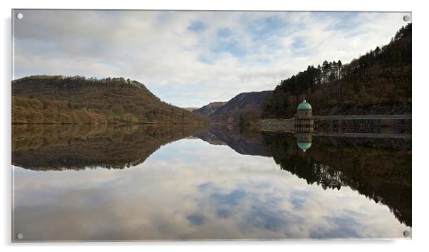 Reflections in the Elan Valley Acrylic by Stephen Taylor
