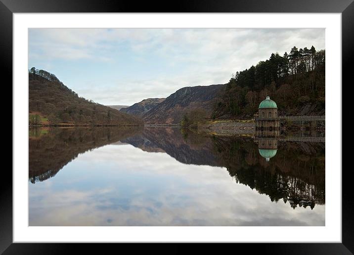 Reflections in the Elan Valley Framed Mounted Print by Stephen Taylor