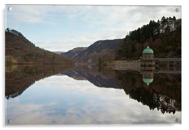 Reflections in the Elan Valley Acrylic by Stephen Taylor