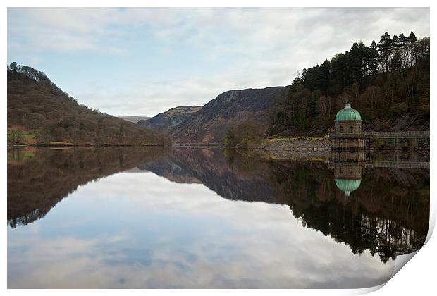 Reflections in the Elan Valley Print by Stephen Taylor