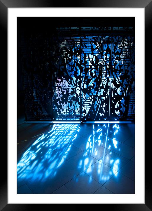  Blue Light Framed Mounted Print by Svetlana Sewell