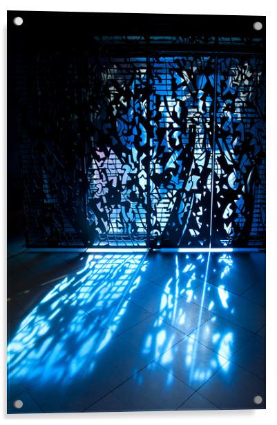  Blue Light Acrylic by Svetlana Sewell